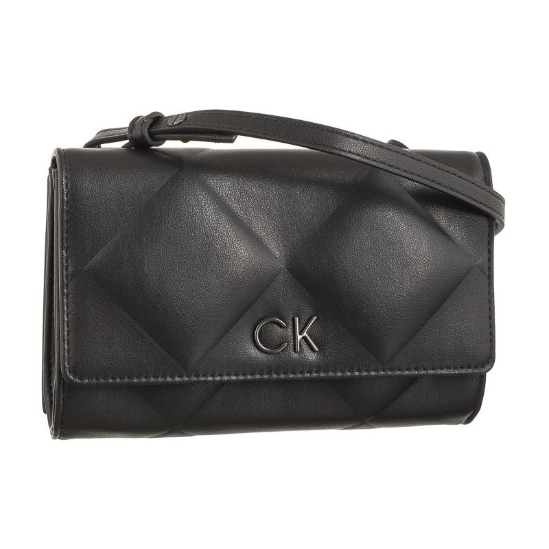 Calvin Klein Re-Lock Quilt Mini Bag Black K60K611086 BAX (CK334-a) rokassoma