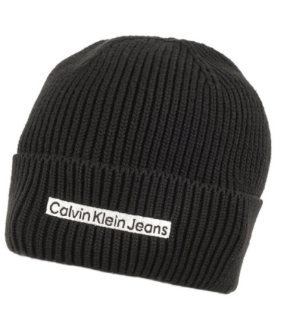 Calvin Klein Institutional Patch Beanie Black K50K509895 BDS (CK338-a) josta