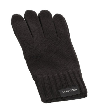 Calvin Klein Classic Cotton Rib Gloves Black K50K511011 BAX (CK350-a) piederums