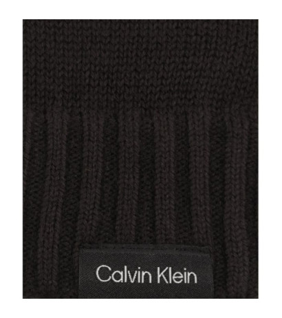 Calvin Klein Classic Cotton Rib Gloves Black K50K511011 BAX (CK350-a) aksesuaras