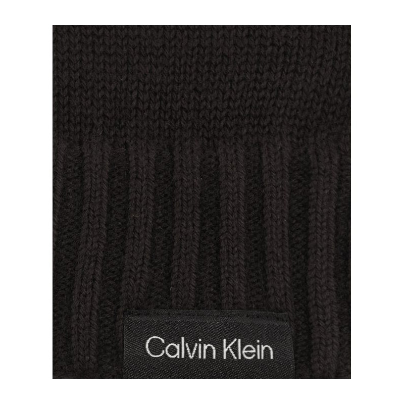 Calvin Klein Classic Cotton Rib Gloves Black K50K511011 BAX (CK350-a) piederums