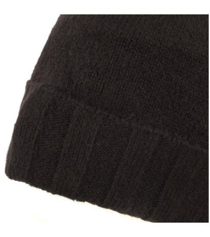 Calvin Klein Label Define Rib Beanie W/Pompom Black K60K611606 BAX (CK367-a) josta
