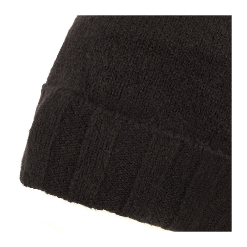 Calvin Klein Label Define Rib Beanie W/Pompom Black K60K611606 BAX (CK367-a) josta