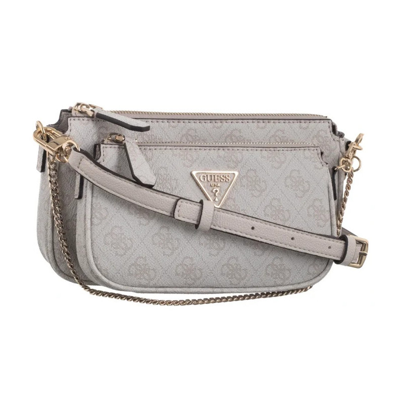 Guess Noelle Dbl Pouch Crossbody HWBG78 79710 Bone Logo (GU515-g) rankinė