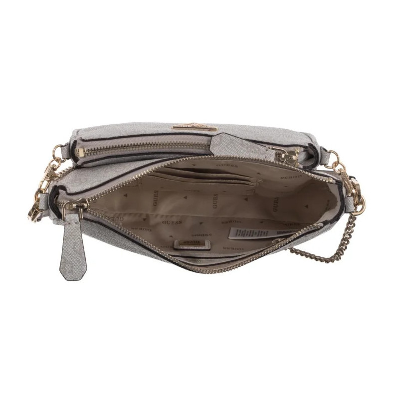 Guess Noelle Dbl Pouch Crossbody HWBG78 79710 Bone Logo (GU515-g) käekott