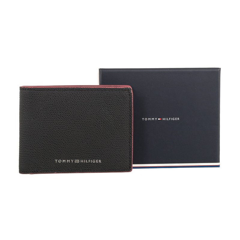 Tommy Hilfiger TH Struc Leather Mini Cc Wallet AM0AM11607 BDS (TH924-a) rokassoma