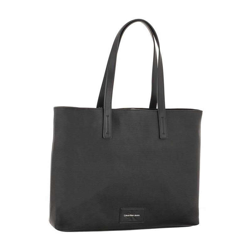 Calvin Klein Sculpted Slim Square Tote Chain Black K60K611187 BDS  (CK392-a) rokassoma