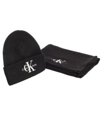 Calvin Klein Gifting Mono Beanie/Scarf Black K50K511199 BDS (CK393-a) cap