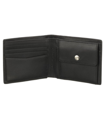 Calvin Klein Textured Bifold W/Coin Black K50K511475 BEH (CK403-a) rokassoma