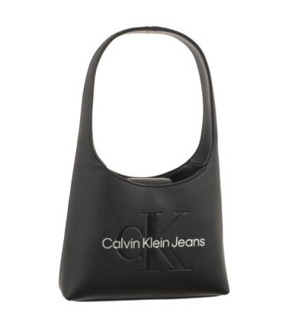 Calvin Klein Sculpted Arch Shoulder Bag22 Mono Black/Metallic Logo K60K611548 0GL (CK427-a) rokassoma
