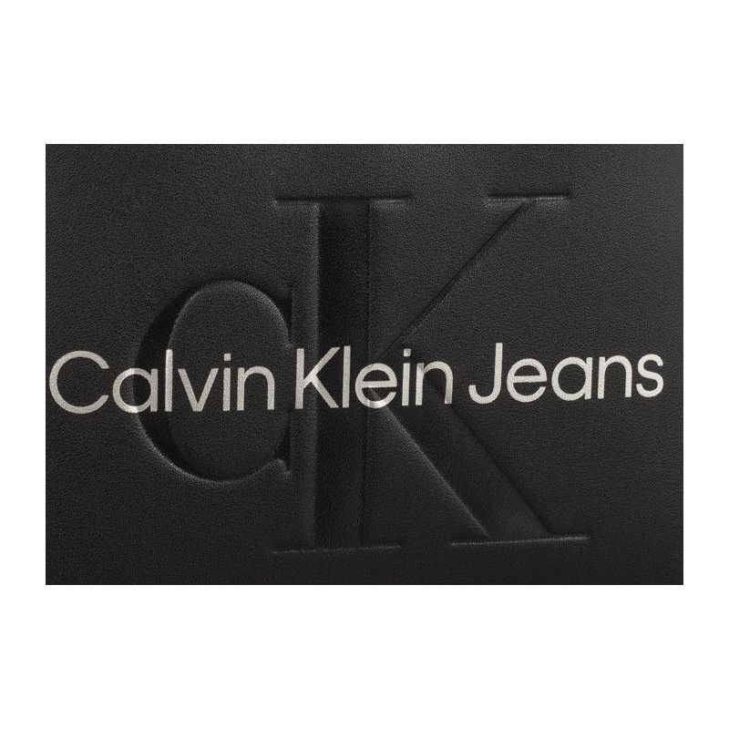 Calvin Klein Sculpted Arch Shoulder Bag22 Mono Black/Metallic Logo K60K611548 0GL (CK427-a) rankinė