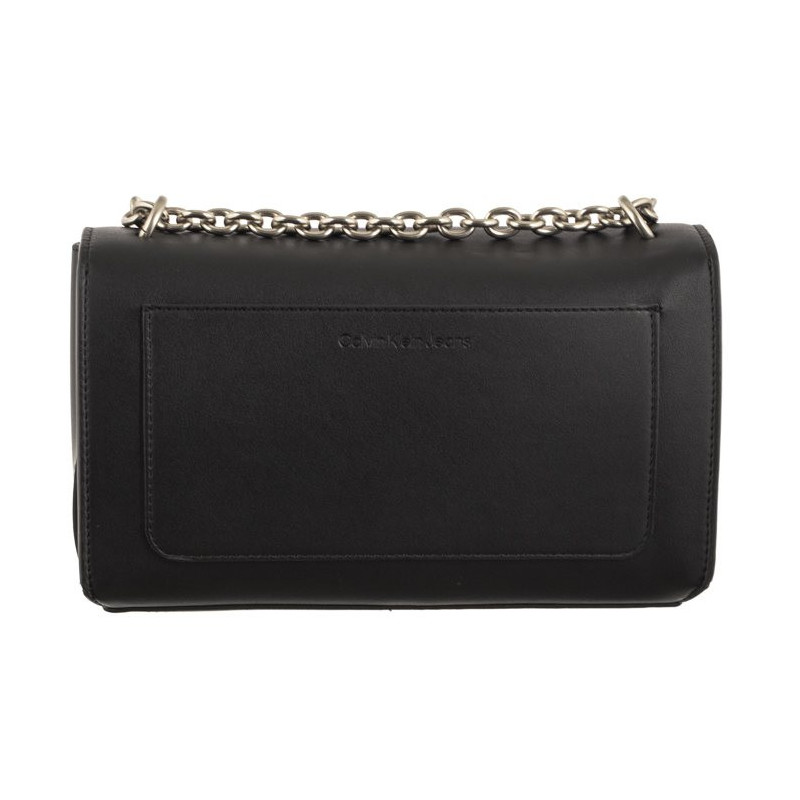 Calvin Klein Sculpted Ew Flap Conv25 Mono Black/Metallic Logo K60K611866 0GL (CK431-a) rankinė