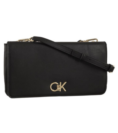 Calvin Klein Re-Lock Double Gusette Black K60K611336 BEH (CK434-a) handbag