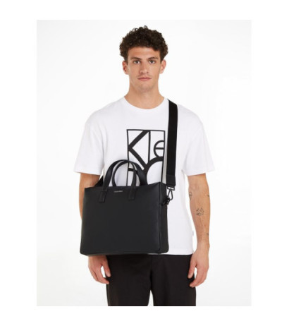 Calvin Klein CK Must Laptop Bag Black Pique K50K511221 BEH  (CK440-a) handbag
