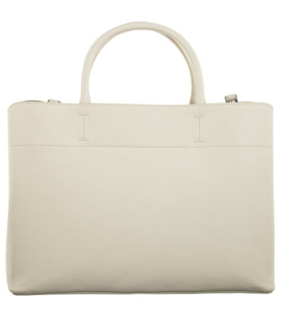 Calvin Klein Business Large Tote Saffiano DK Ecru/Sand Pebble K60K611674 PC4 (CK450-a) handbag