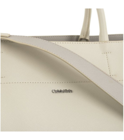 Calvin Klein Business Large Tote Saffiano DK Ecru/Sand Pebble K60K611674 PC4 (CK450-a) rankinė