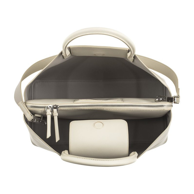 Calvin Klein Business Large Tote Saffiano DK Ecru/Sand Pebble K60K611674 PC4 (CK450-a) rankinė