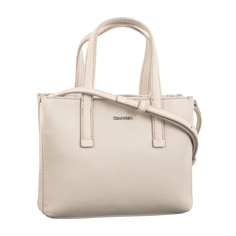 Calvin Klein CK Must Mini Tote Pu/Nubuck DK Ecru K60K611873 PC4 (CK452-a) rankinė