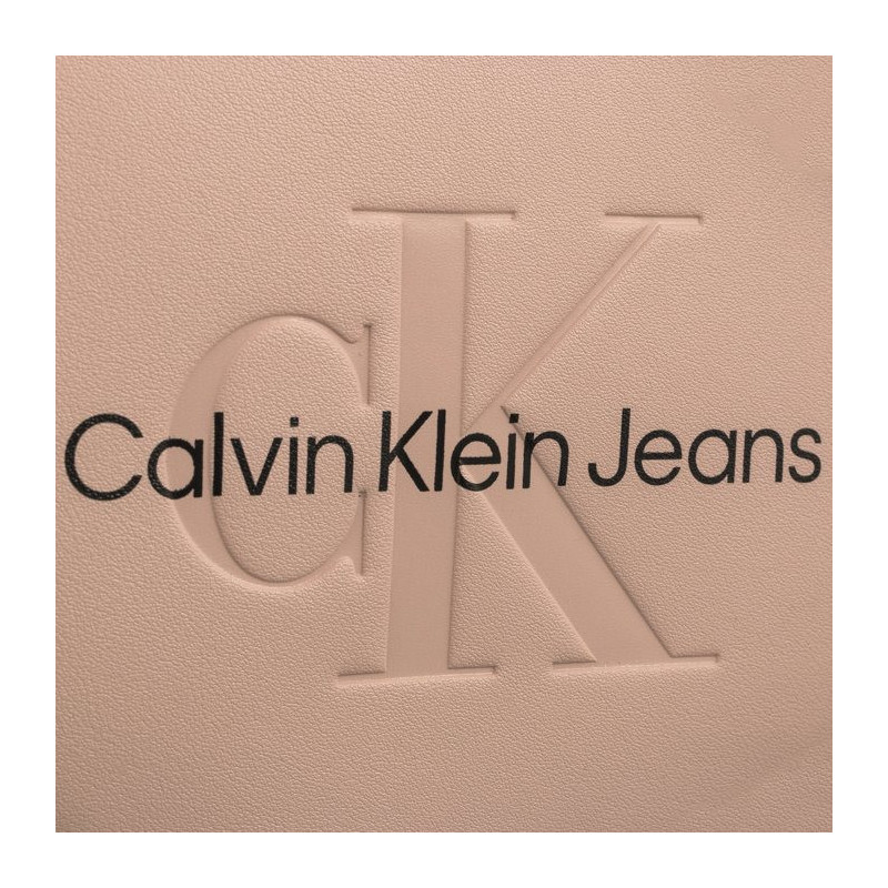 Calvin Klein Sculpted Mini Saddle Bag Pale Conch K60K611966 TFT (CK457-a) rankinė