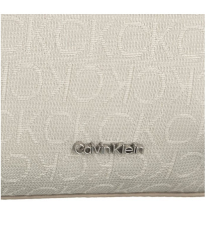 Calvin Klein Gracie Bucket Bag_JCQ Mono Stoney Beige Jacquard Mono K60K611663 PEA (CK474-a) rankinė