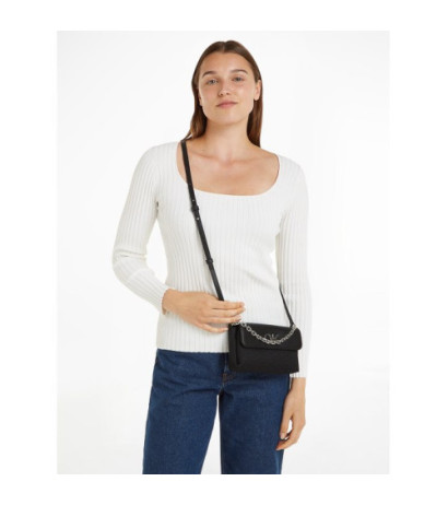 Calvin Klein Re-Lock Mini Crossbody Bag_JCQ Black Jacquard Mono K60K611989 0GK (CK478-b) rankinė