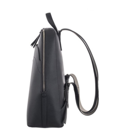 Calvin Klein Business Backpack Saffiano Black/Sand Pebble K60K611676 BEH (CK485-a) kuprinė