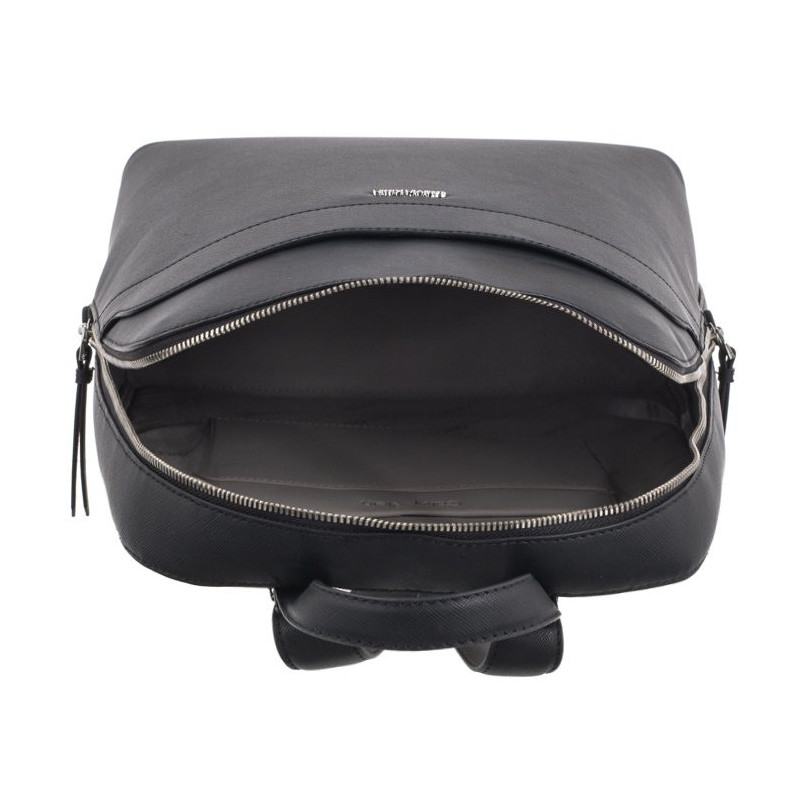 Calvin Klein Business Backpack Saffiano Black/Sand Pebble K60K611676 BEH (CK485-a) mugursoma