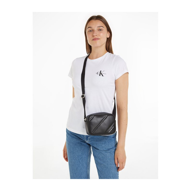 Calvin Klein Quilted Camera Bag 18 Black K60K611821 BEH (CK488-a) rankinė
