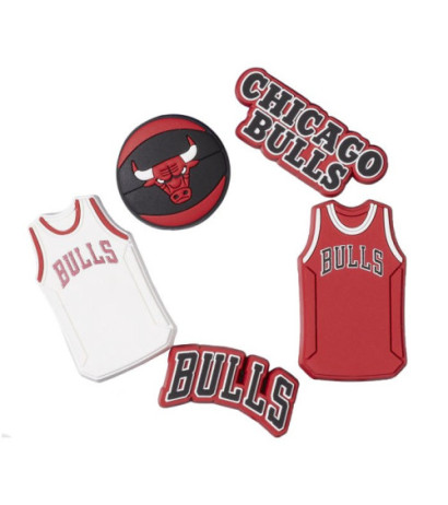 Crocs Jibbitz™ NBA Chicago Bulls 5 Pack 10011280 (CR320-a) tarvik