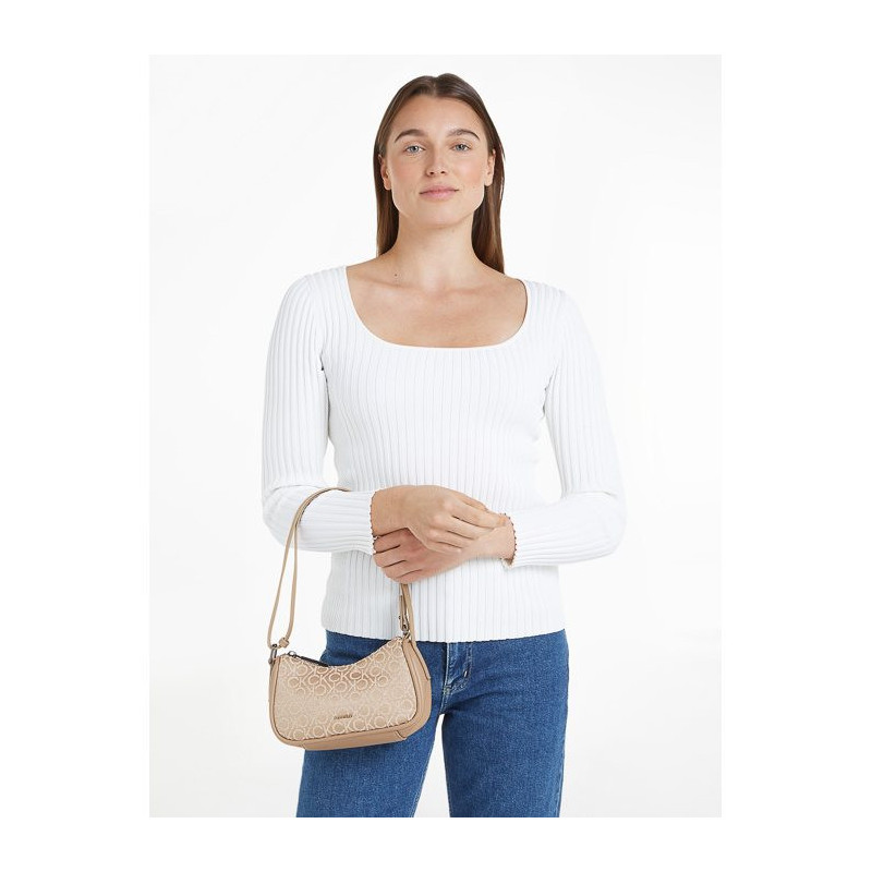 Calvin Klein CK Refine Conv Crossbody_JCQ Chanterelle Mono Jacquard K60K612151 0HE (CK517-a) käekott