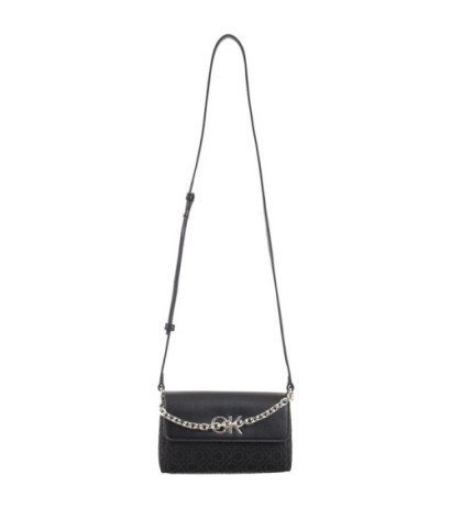 Calvin Klein Re-Lock Mini Crossbody Bag CK Black Mono Jacquard K60K612642 0GK (CK519-a) rankinė