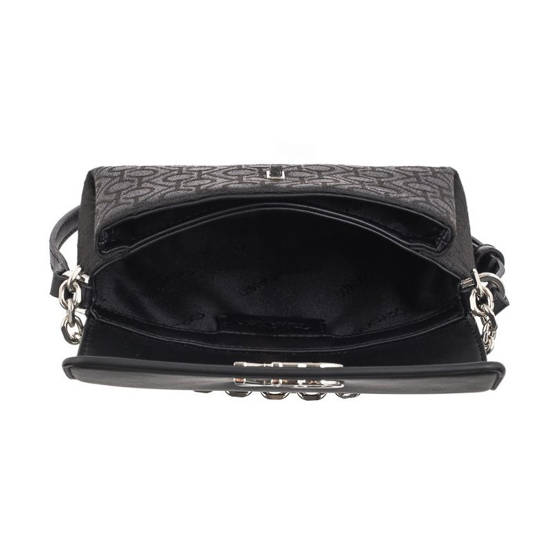 Calvin Klein Re-Lock Mini Crossbody Bag CK Black Mono Jacquard K60K612642 0GK (CK519-a) rankinė