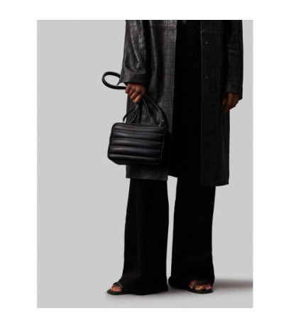 Calvin Klein Line Quilt Camera Bag CK Black K60K612114 BEH (CK520-b) handbag
