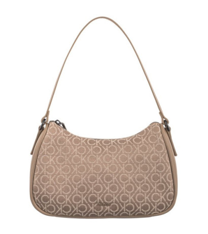 Calvin Klein CK Refine Shoulder Bag-JCQ Chanterelle Mono Jacquard K60K612333 0HE (CK525-a) rokassoma