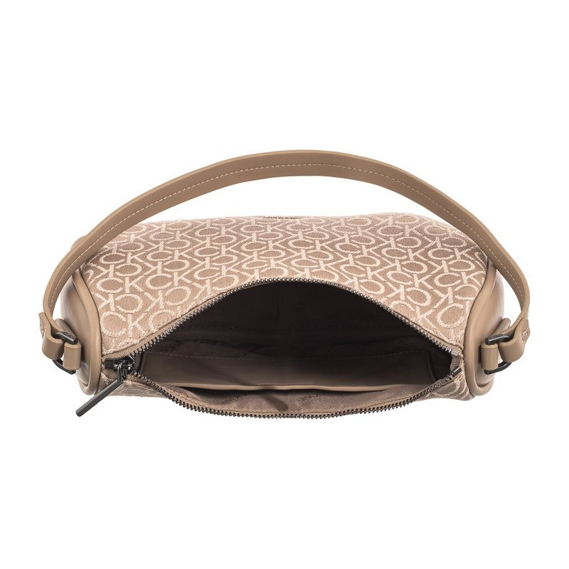 Calvin Klein CK Refine Shoulder Bag-JCQ Chanterelle Mono Jacquard K60K612333 0HE (CK525-a) rokassoma