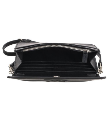 Calvin Klein Sculpted Long Fold Strap Deboss Black K60K612742 BEH (CK531-a) rankinė