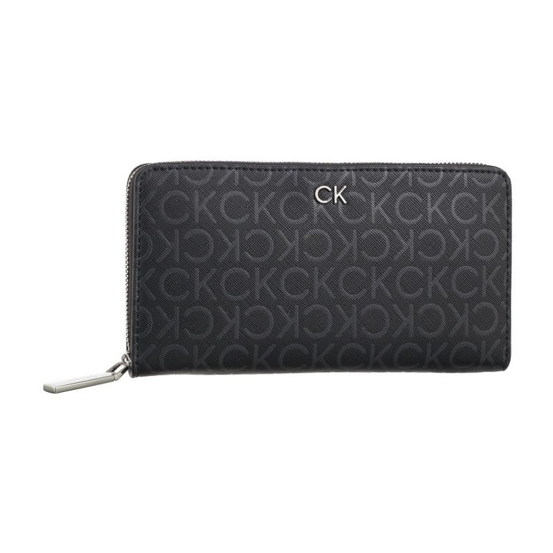 Calvin Klein CK Daily XL Zip Around Mono Black Monogram Pu K60K612442 0GM (CK533-a) rokassoma