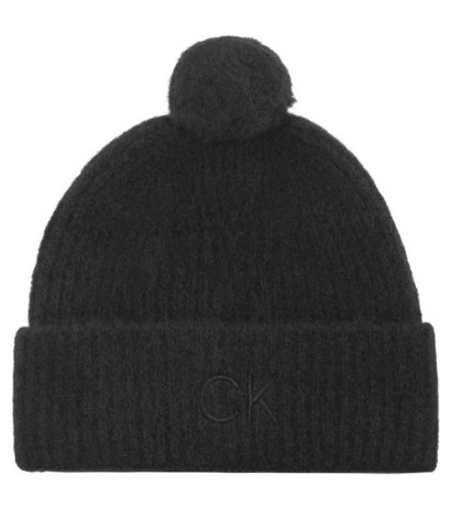 Calvin Klein CK Emboidery Airy Pompom Beanie Ck Black K60K612586 BEH (CK552-a) cap
