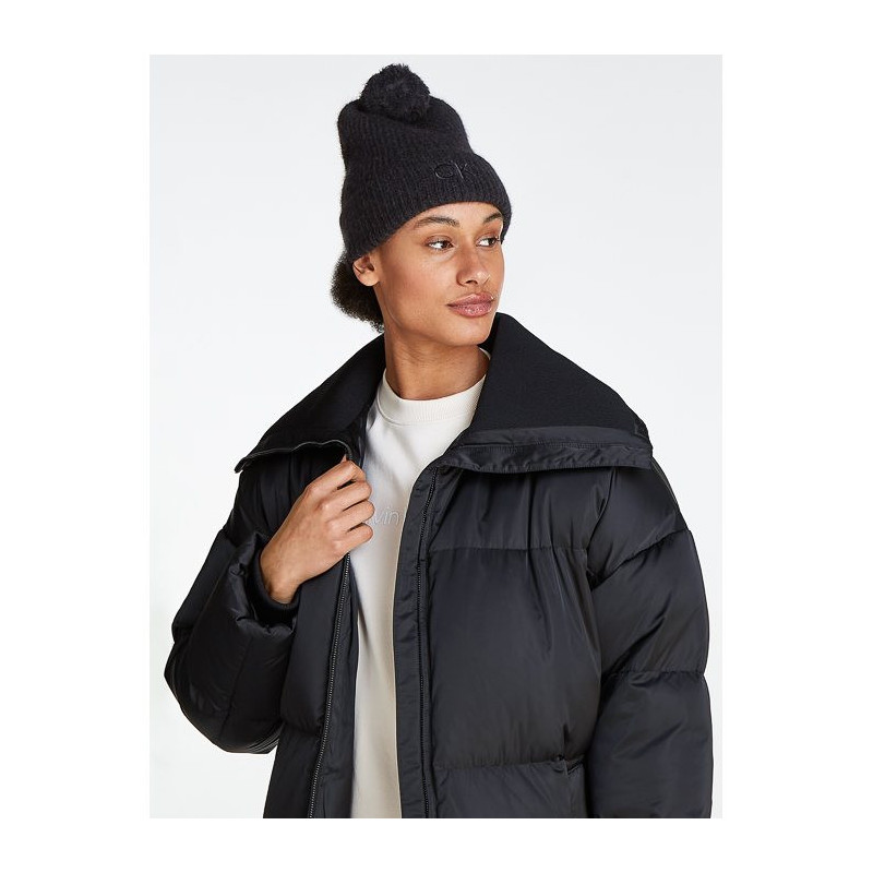 Calvin Klein CK Emboidery Airy Pompom Beanie Ck Black K60K612586 BEH (CK552-a) kepurė