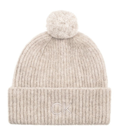 Calvin Klein CK Emboidery Airy Pompom Beanie Gray Morn K60K612586 PCJ (CK552-b) josta