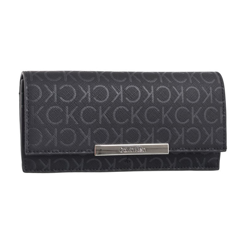 Calvin Klein CK Linear Large Wallet_Mono Black Monogram K60K612444 0GM (CK555-a) rokassoma