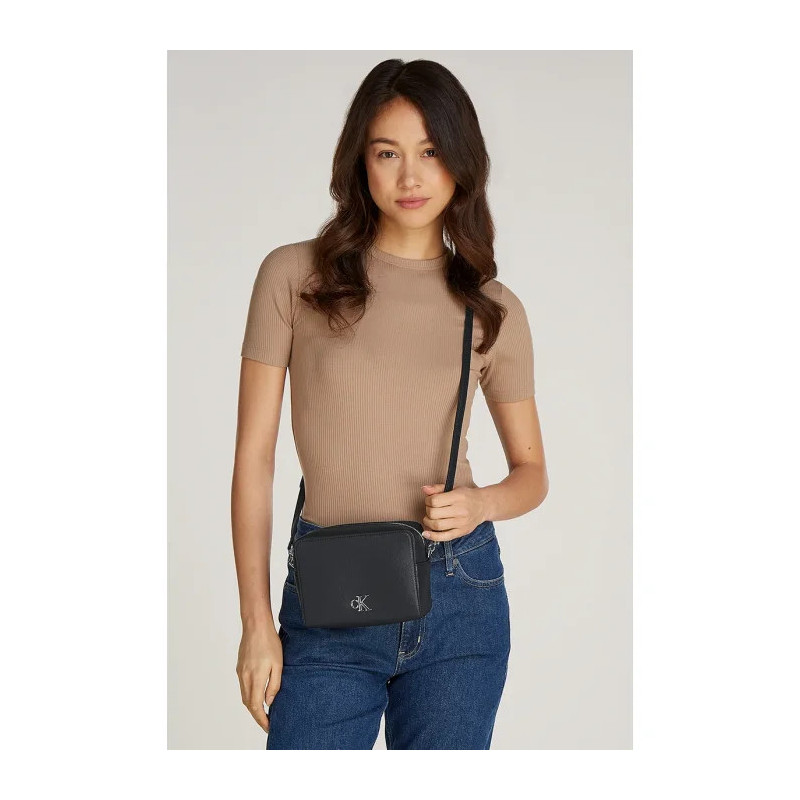 Calvin Klein Minimal Monogram Camera Bag Black K60K612719 BEH (CK565-a) rokassoma