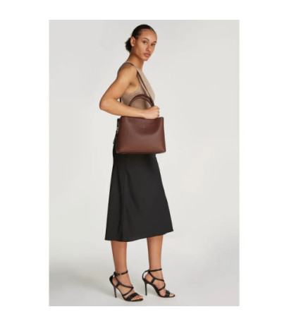 Calvin Klein CK Business Medium Tote Saffiano Cioccolate Lab/Cinder K60K612572 HJM (CK570-a) rankinė