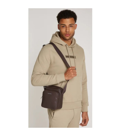 Calvin Klein CK Must Reporter S W/PCKT Java Brown Pebble K50K512204 BAR (CK546-b) rankinė