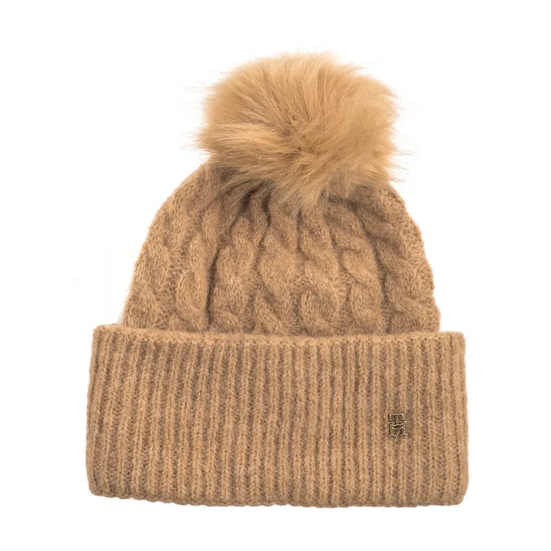 Tommy Hilfiger TH Timeless Beanie Cable AW0AW16989 AEG (TH1183-a) josta