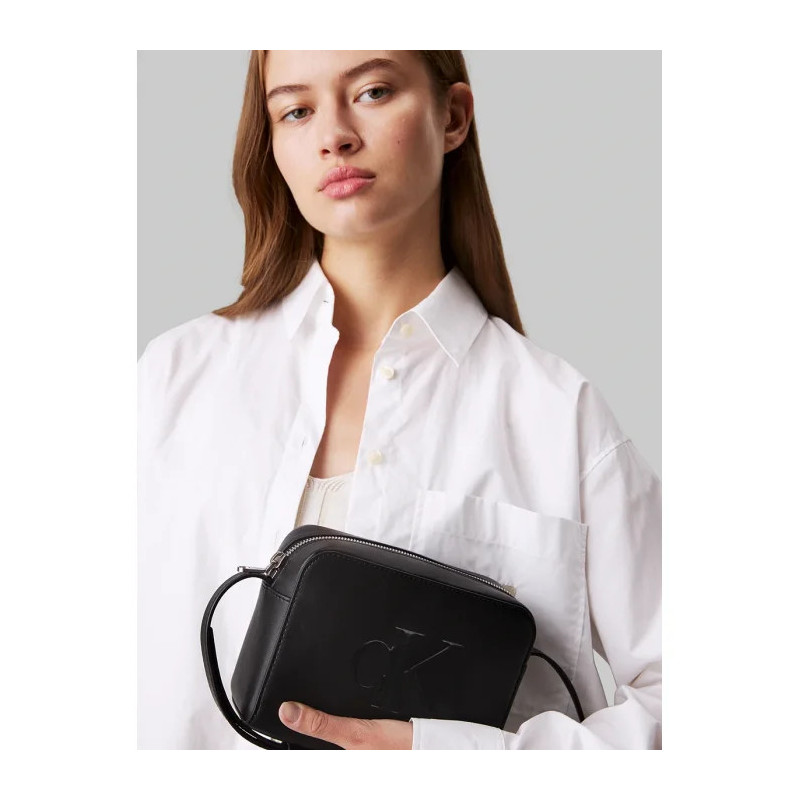 Calvin Klein Sculpted Camera Bag Deboss Black K60K612726 BEH (CK583-a) käekott