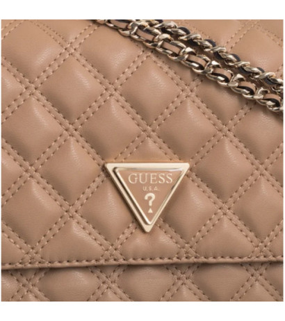 Guess Giully 2 Cmprtmnt Cnvrtble Flp HWQG87 48200 Beige (GU618-b) handbag