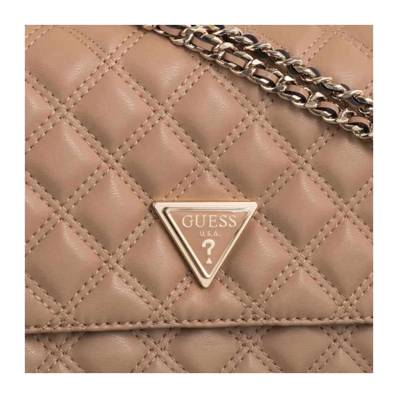 Guess Giully 2 Cmprtmnt Cnvrtble Flp HWQG87 48200 Beige (GU618-b) handbag