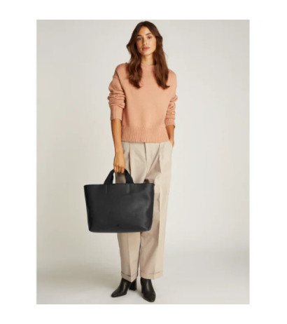 Calvin Klein Over Webbing Tote Pu Black K60K612710 BEH (CK586-a) rokassoma