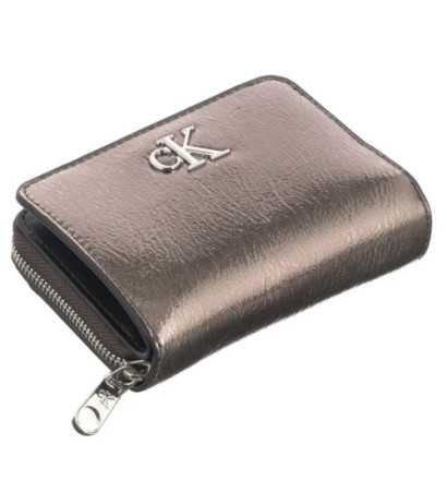 Calvin Klein Minimal Monogram M Zip Around T Gunmetal K60K612745 ADA (CK587-a) rokassoma